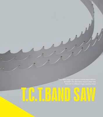 Вертикальная/горизонтальная высокочастотная сварная TCT деревянная режущая карбидная зубчатая лента пиловая лезвие