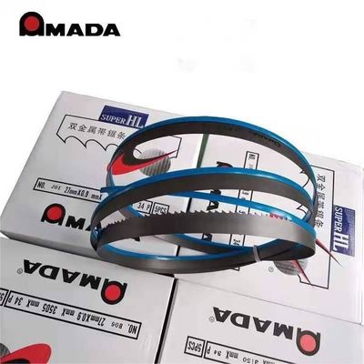 Япония AMADA M42 BI-Metal Band Saw Blade Customized Support OEM Ширина 27/34/41/54/67/80 мм