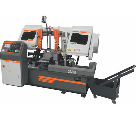 Автоматическая CNC металлорежущая лента пила для стальных стержней и труб на мощном моторе