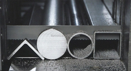 Автоматическая CNC металлорежущая лента пила для стальных стержней и труб на мощном моторе