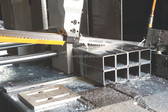 Автоматическая CNC металлорежущая лента пила для стальных стержней и труб на мощном моторе